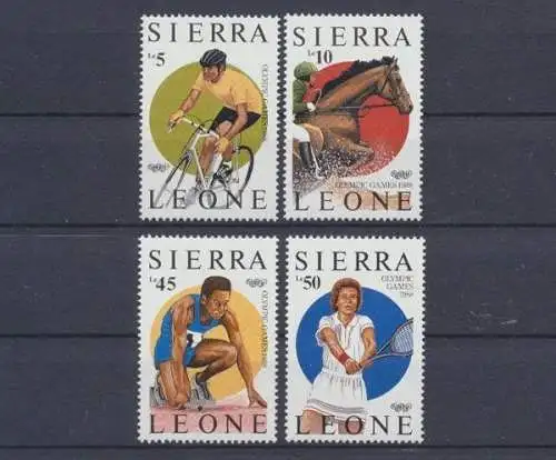 Sierra Leone, MiNr. 997-1000, postfrisch - 694853