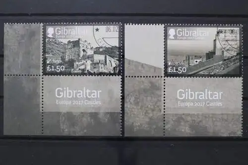 Gibraltar, MiNr. 1772-1773, Ecke links unten, gestempelt - 659469