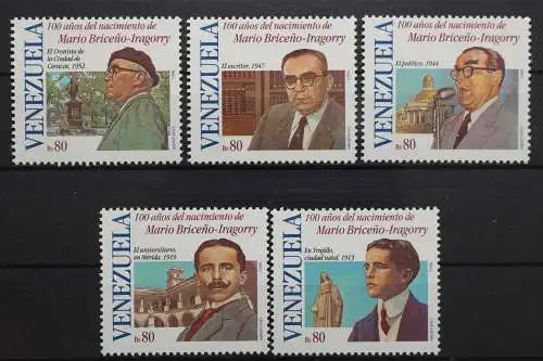 Venezuela, MiNr. 3010-3014, postfrisch - 657744