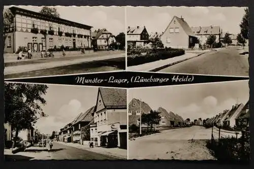 Munster-Lager, Lüneburger Heide, 4 Ortsansichten - 422306