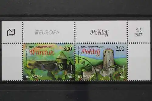 Kroatische Post, MiNr. 451-452 Paar, gestempelt - 659457