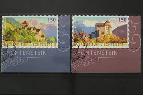 Liechtenstein, MiNr. 1839-1840, Ecke rechts unten, gestempelt - 659480