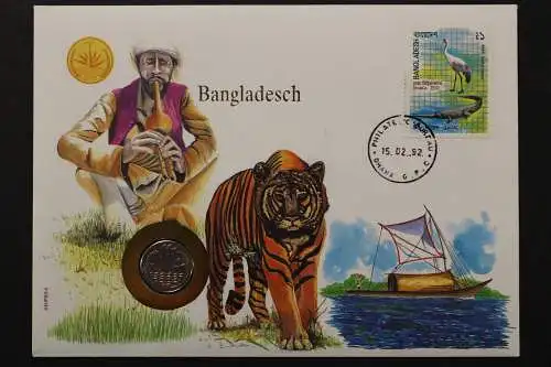 Bangladesch, Numisbrief vom 15.2.92 - 659768