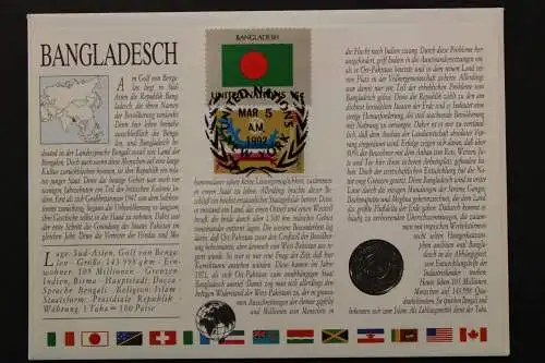 Bangladesch, Numisbrief vom 15.2.92 - 659768