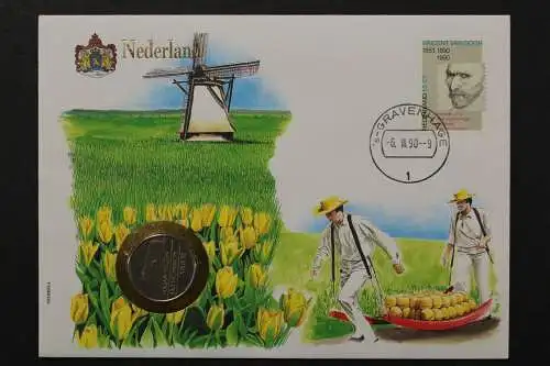 Niederlande, Mühle, Käse, Numisbrief vom 6.3.90 - 659808