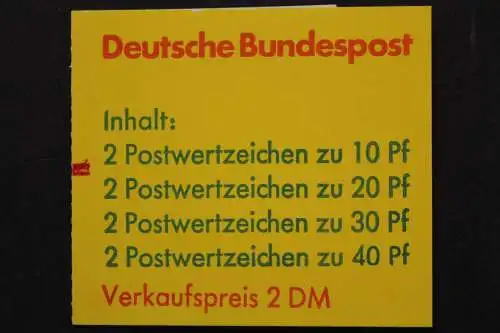 Deutschland (BRD), MiNr. MH 20 d I mit Zählbalken, postfrisch - 659055