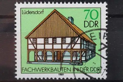 DDR, MiNr. 2628 PF I, gestempelt - 659286