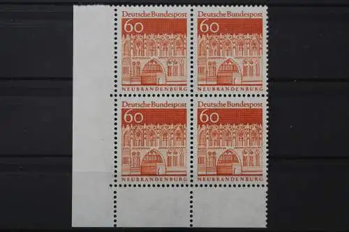 Deutschland, MiNr. 496 Viererblock, Ecke links unten, postfrisch - 660936