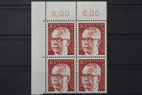 Deutschland, MiNr. 638 Viererblock, Ecke links oben, postfrisch - 660894