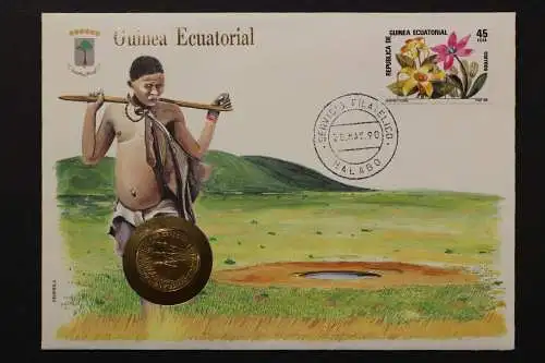 Äquatorialguinea, Numisbrief vom 28.5.90 - 659843