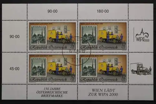 Österreich, MiNr. 2270 I Kleinbogen, gestempelt - 660635