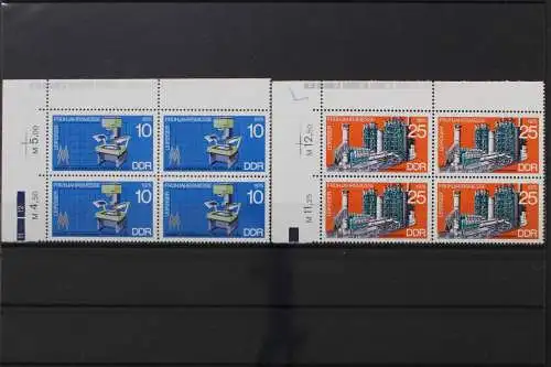 DDR, MiNr. 2023-2024, Viererblöcke, Ecken links oben, postfrisch - 661051