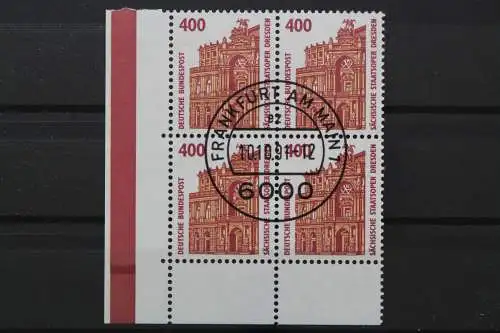 Deutschland (BRD), MiNr. 1562 Viererblock, Ecke links unten, gestempelt - 661392