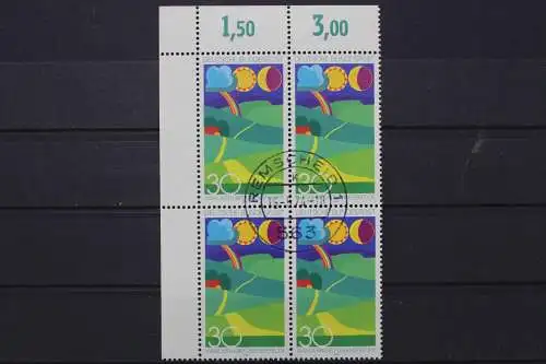 Deutschland (BRD), MiNr. 808 Viererblock, Ecke links oben, EST - 661409