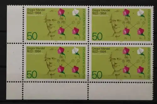 Deutschland, MiNr. 1199, Viererblock, Ecke li. unten, postfrisch - 662185