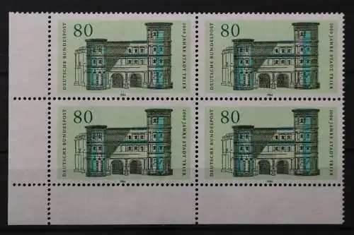 Deutschland, MiNr. 1197, Viererblock, Ecke li. unten, postfrisch - 662184