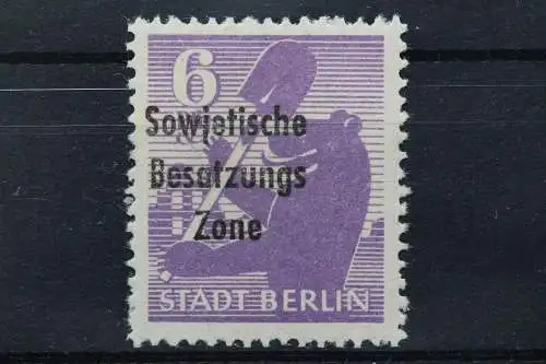 Sowj. Zone, MiNr. 201 A wb x, postfrisch, BPP Signatur - 201874