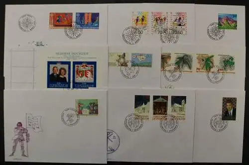 Liechtenstein, MiNr. 1033-1053, Jahrgang 1992, FDC - 662029