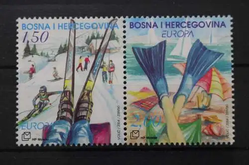 Kroatische Post Mostar, MiNr. 129-130 Paar, postfrisch - 202204