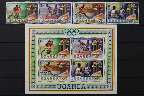 Uganda, MiNr. 286-289, Block 25, postfrisch - 202361