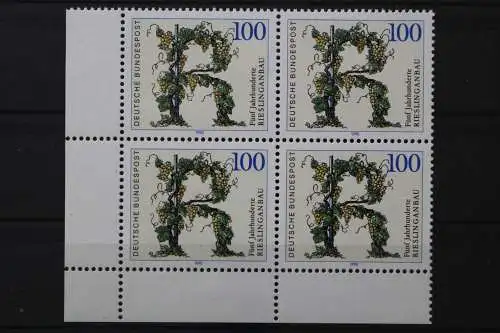 Deutschland, MiNr. 1446, Viererblock, Ecke li. unten, postfrisch - 662165