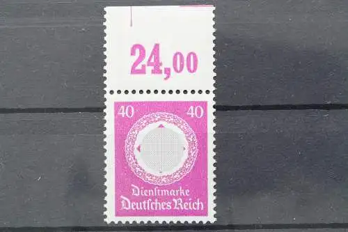 Deutsches Reich Dienst, MiNr. 176, Oberrand Platte, postfrisch - 202156