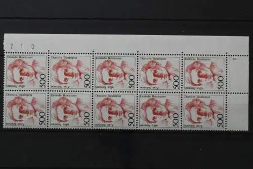 Deutschland, MiNr. 1397, Zehnerblock Ecke re. u. FN 2, postfrisch - 662175