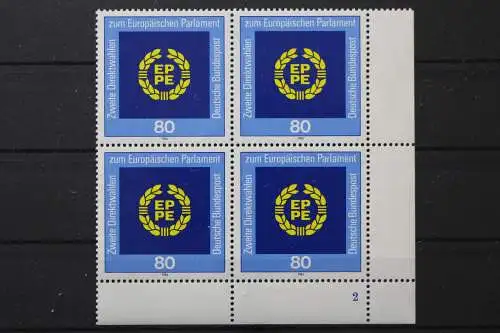 Deutschland, MiNr. 1209, Viererblock Ecke re. u. FN 2, postfrisch - 662186