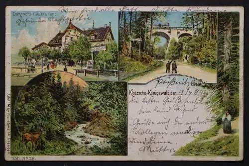 Dresden, Klotzsche-Königswald, Bahnhofsrestaurant, Viadukt, Reh - 422771