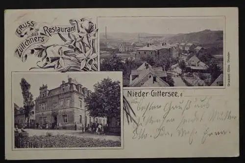 Dresden / Nieder - Gittersee, Züllchners Restaurant, Ortsansicht - 422781