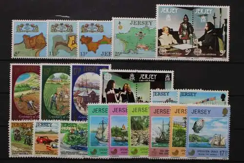 Jersey, MiNr. 212-233 Jahrgang 1980, postfrisch - 205180