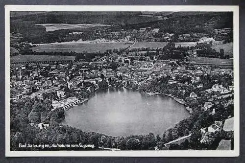 Bad Salzungen, Aufnahme vom Flugzeug, Burgsee - 422617