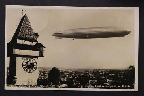 Graz, Graf Zeppelin L.Z. 127 über Graz - 422613