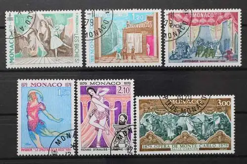 Monaco, MiNr. 1384-1389, gestempelt - 205855