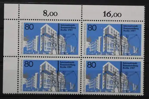 Berlin, MiNr. 785 Viererblock Ecke links oben, postfrisch - 204595