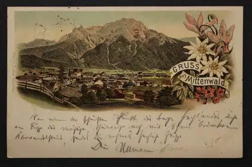 Mittenwald, Edelweiss, Ortsansicht - 422685