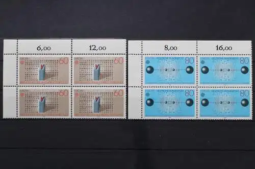 Deutschland, MiNr. 1175-1176 Viererblock Ecke li oben, postfrisch - 204750