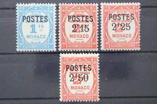 Monaco, MiNr. 159-162, Falz - 206328