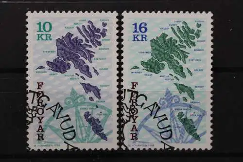 Färöer, MiNr. 303-304, gestempelt - 205548