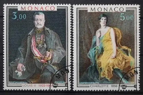 Monaco, MiNr. 1487-1488, gestempelt - 205886