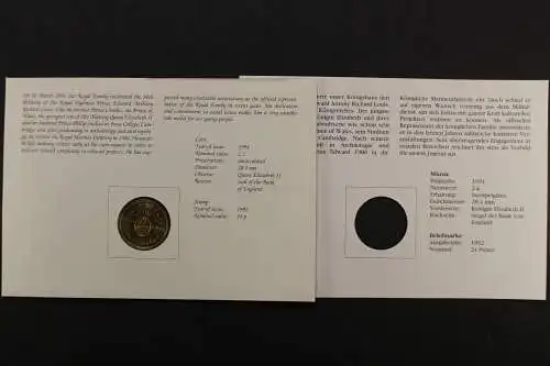 Großbritannien, Prince Edward, 1993, Numisbrief - 207475