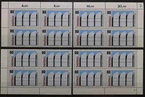 Deutschland (BRD), MiNr. 1166 Viererblock alle 4 Ecken FN 2, postfrisch - 207496