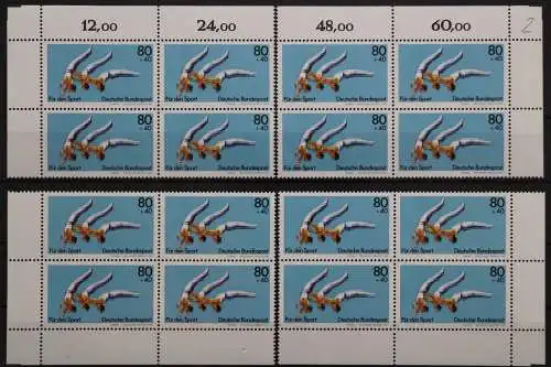 Deutschland (BRD), MiNr. 1172 Viererblock alle 4 Ecken, postfrisch - 207524