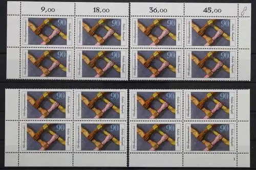 Deutschland (BRD), MiNr. 1103 Viererblock alle 4 Ecken FN 1, postfrisch - 207604