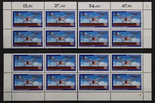 Deutschland (BRD), MiNr. 1008 Viererblock alle 4 Ecken FN 2, postfrisch - 207525