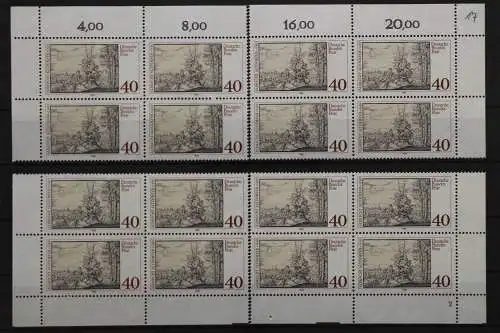 Deutschland (BRD), MiNr. 1067 Viererblock alle 4 Ecken FN 2, postfrisch - 207578