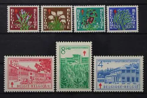 Belgien, MiNr. 876-882, postfrisch - 205924