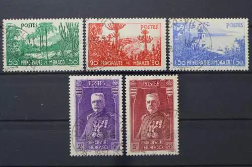 Monaco, MiNr. 138-142, gestempelt - 206329