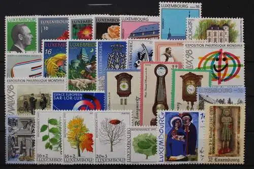 Luxemburg, MiNr. 1410-1436 Jahrgang 1997, postfrisch - 208733