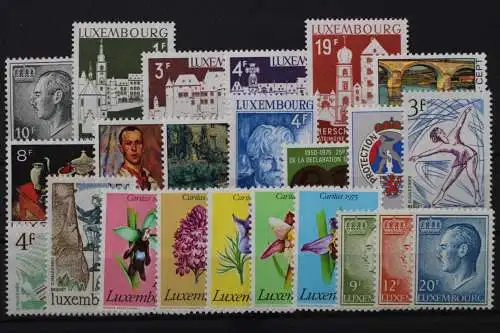 Luxemburg, MiNr. 877-921 Jahrgang 1975, postfrisch - 208701